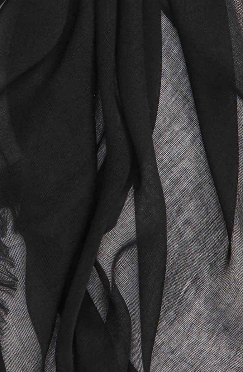 Nordstrom Modal & Silk Stripe Scarf, Alternate, color,