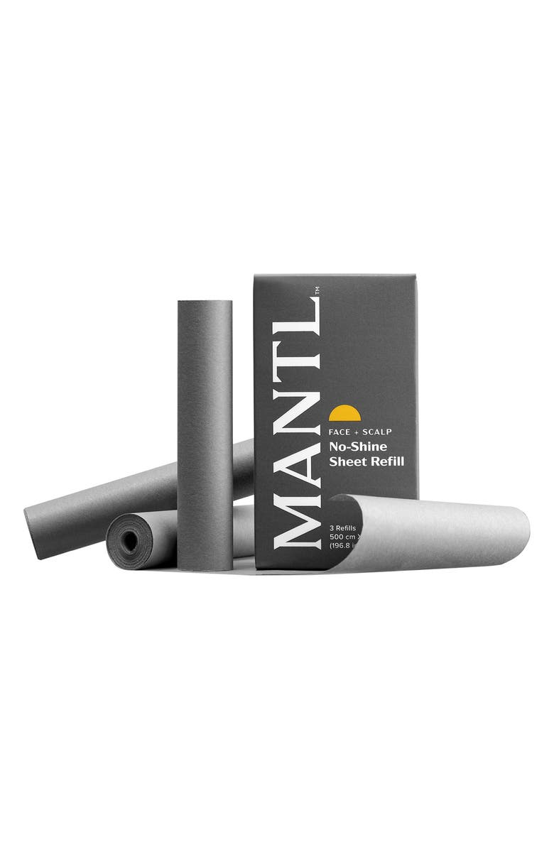 MANTL Face + Scalp No-Shine Sheet Refills, Alternate, color, 