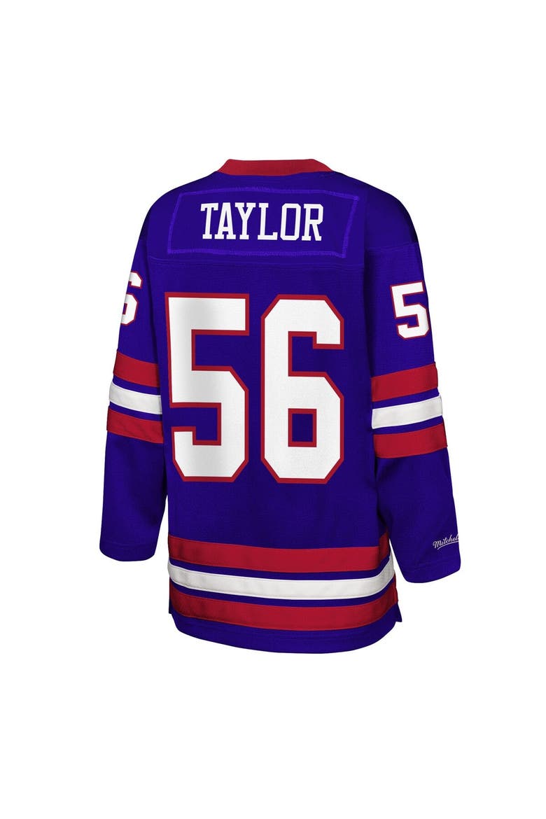 Youth Mitchell & Ness Lawrence Taylor Royal New York Giants Hockey Fashion Jersey, Alternate, color, Royal