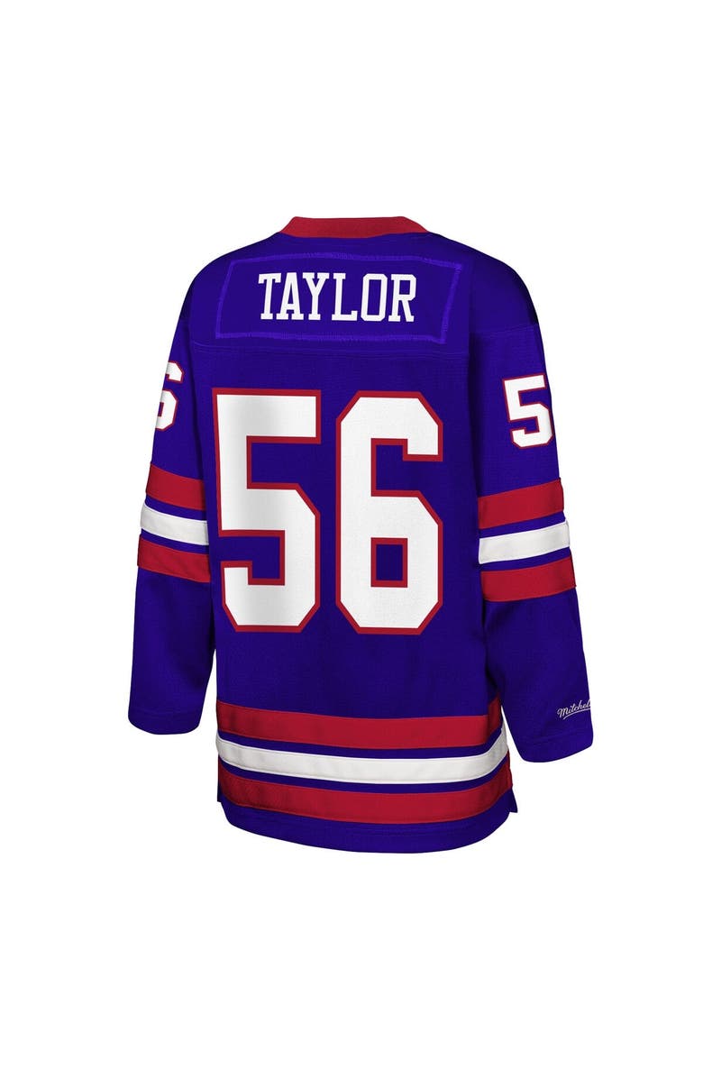 Mitchell & Ness Youth Mitchell & Ness Lawrence Taylor Royal New York Giants Hockey Fashion Jersey, Alternate, color, Royal