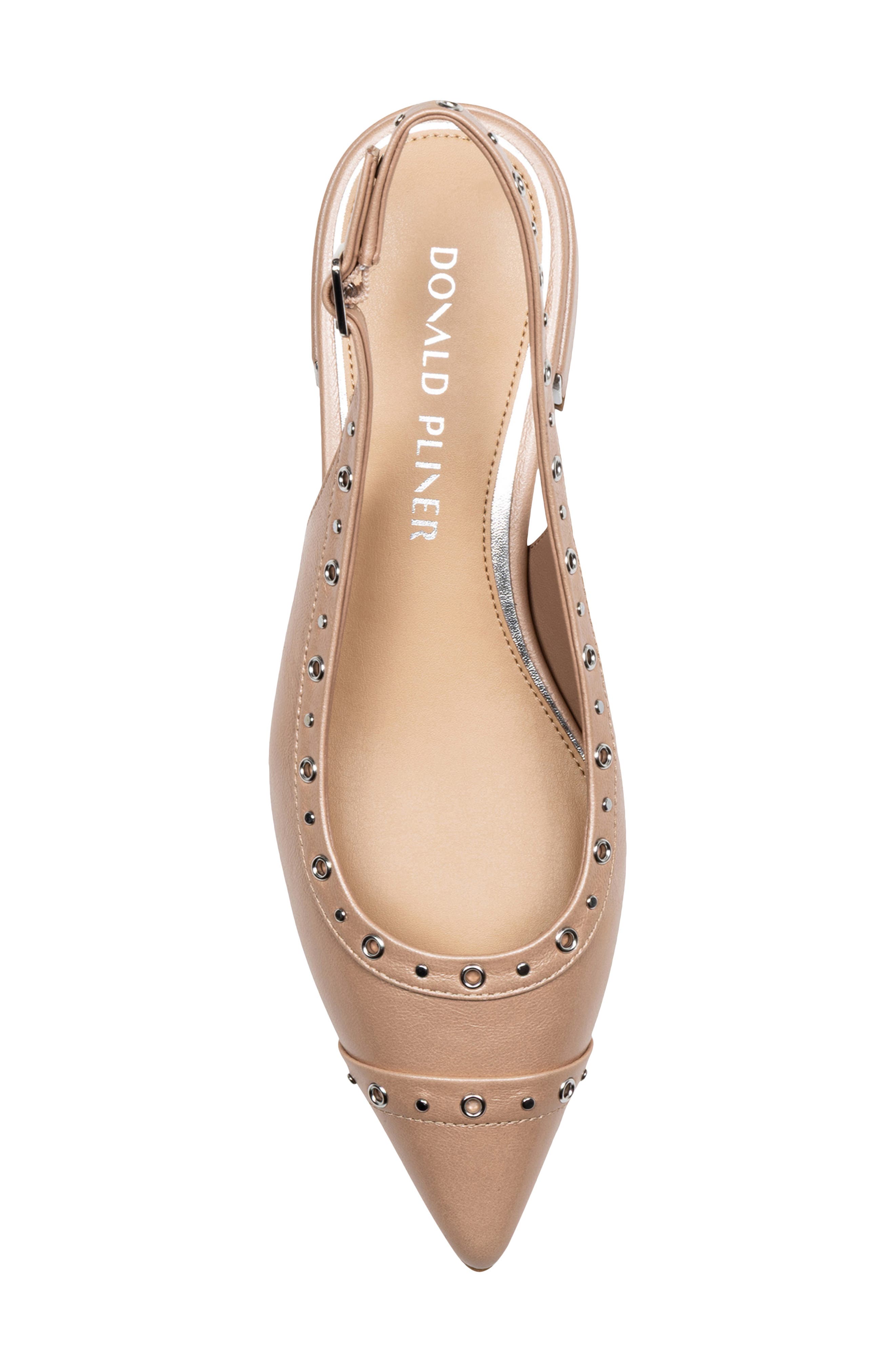 Lavinah Studded Slingback Pump, Alternate, color, BUFF