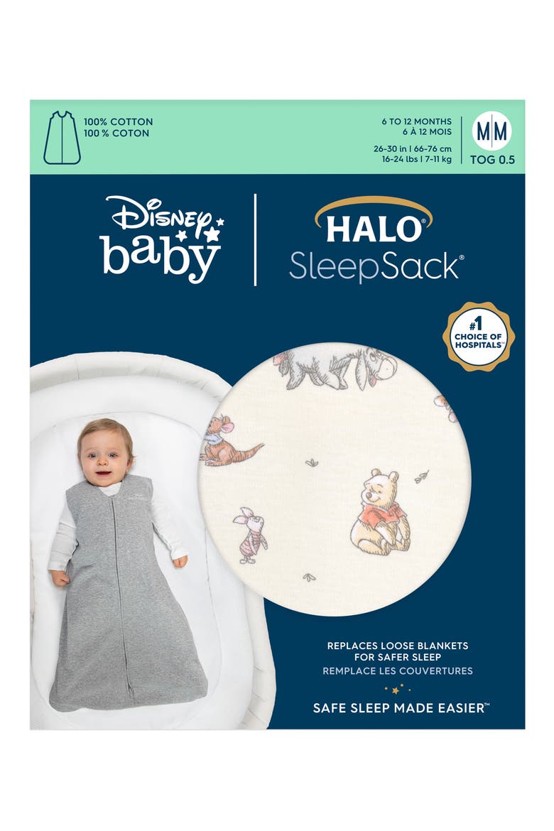 x Disney® Winnie the Pooh SleepSack™ Wearable Blanket, Alternate, color, WINNIE FROLIC