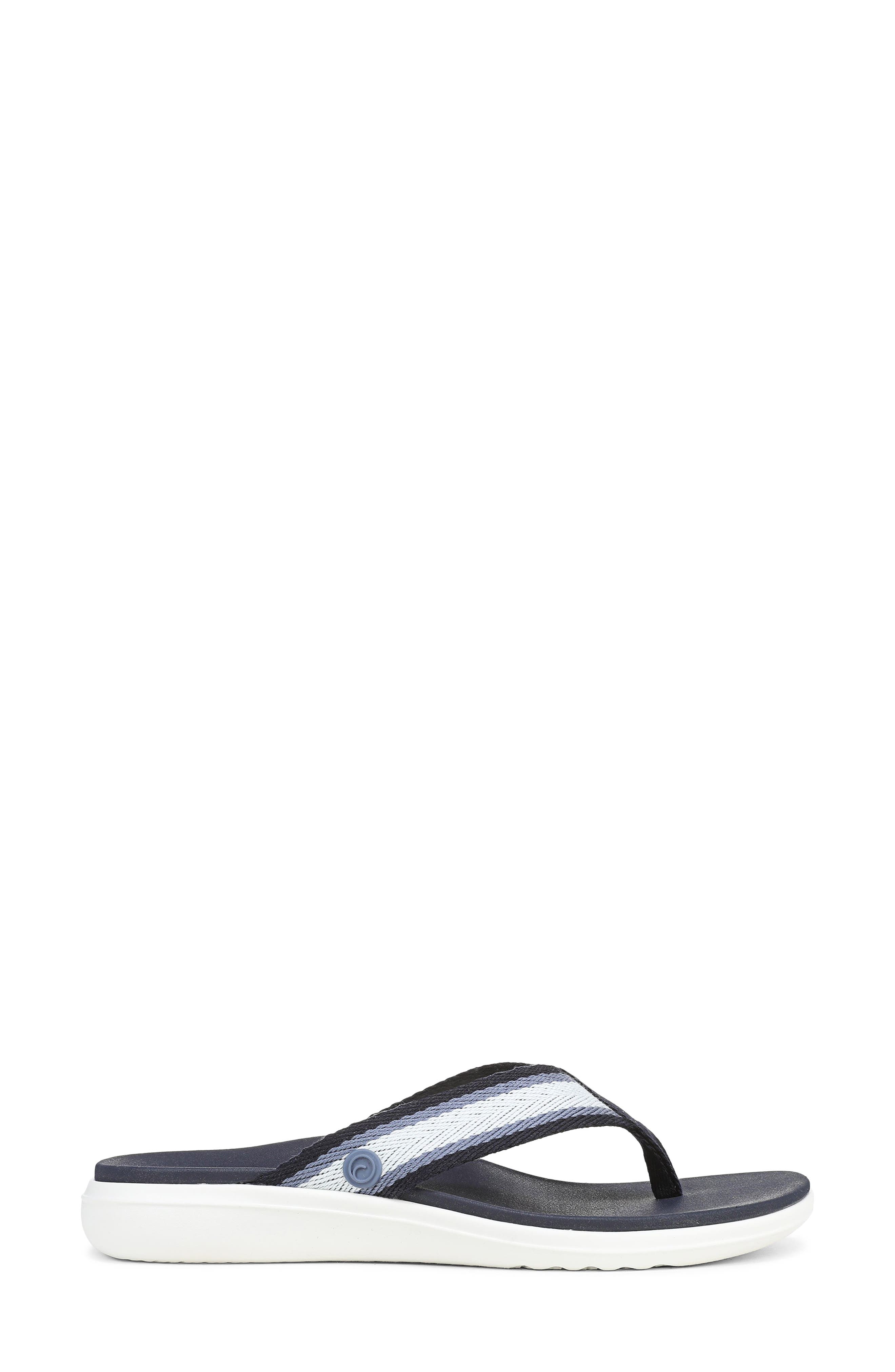 Indigo Flip Flop, Alternate, color, MARLIN BLUE MULTI