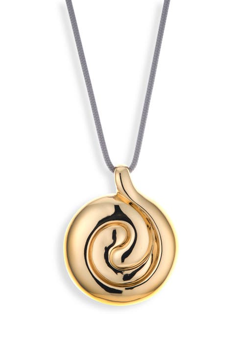 Nico Mirror Pendant Rope Necklace