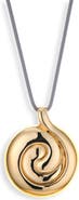 JENNY BIRD Nico Mirror Pendant Rope Necklace