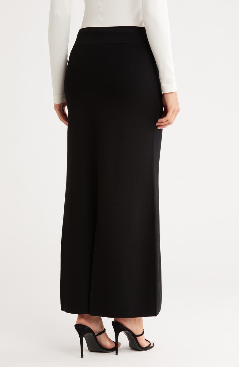 TWP Sweater Skirt, Alternate, color, Black