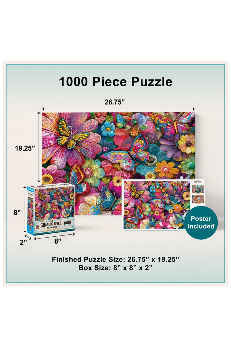Dance Through Petals 1000 Piece Puzzle, Alternate, color, Multicolor