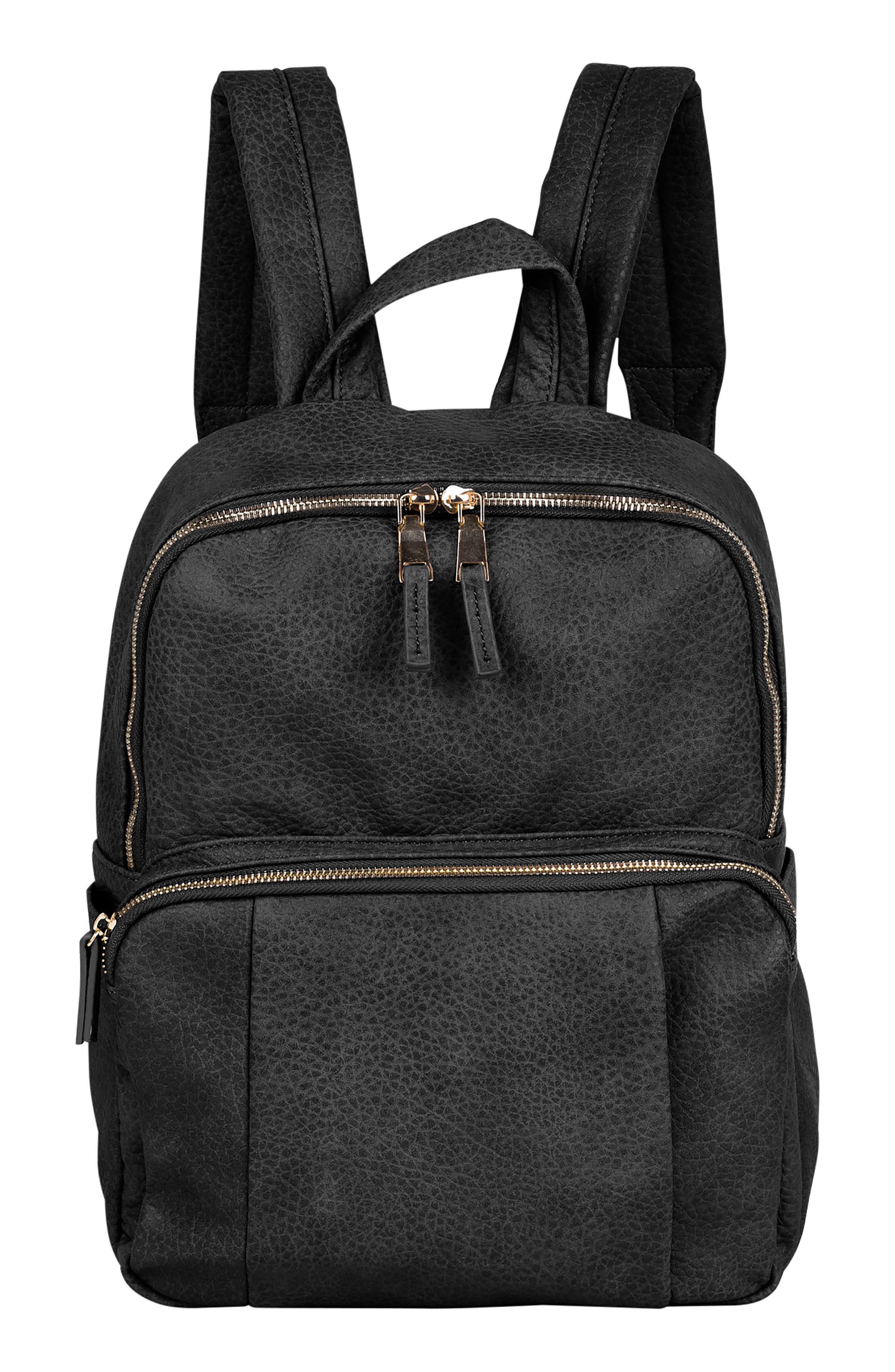 Urban Originals Bold Move Vegan Leather Laptop Backpack, Main, color, 