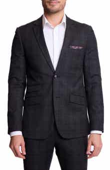 Dover Slim Fit Plaid Suit Jacket