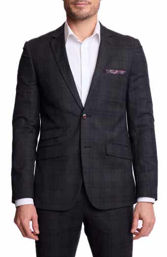 Dover Slim Fit Plaid Suit Jacket