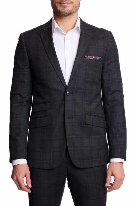 Dover Slim Fit Plaid Suit Jacket