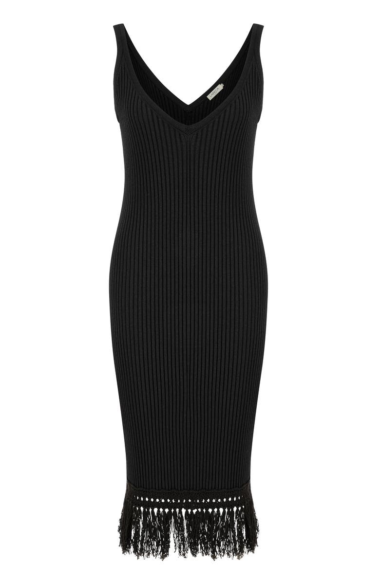 Labeca London Storm Striped Linen-Blend Bustier Top, Alternate, color,