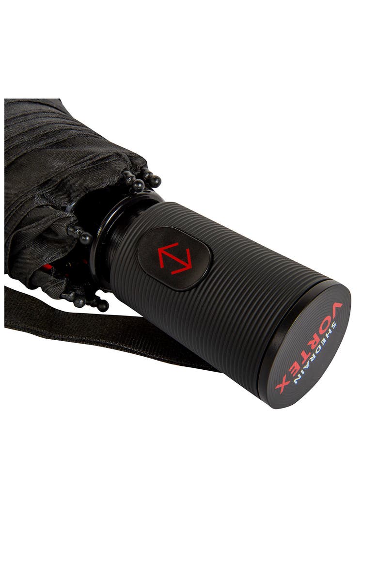 Vortex Windproof Umbrella, Alternate, color, BLACK