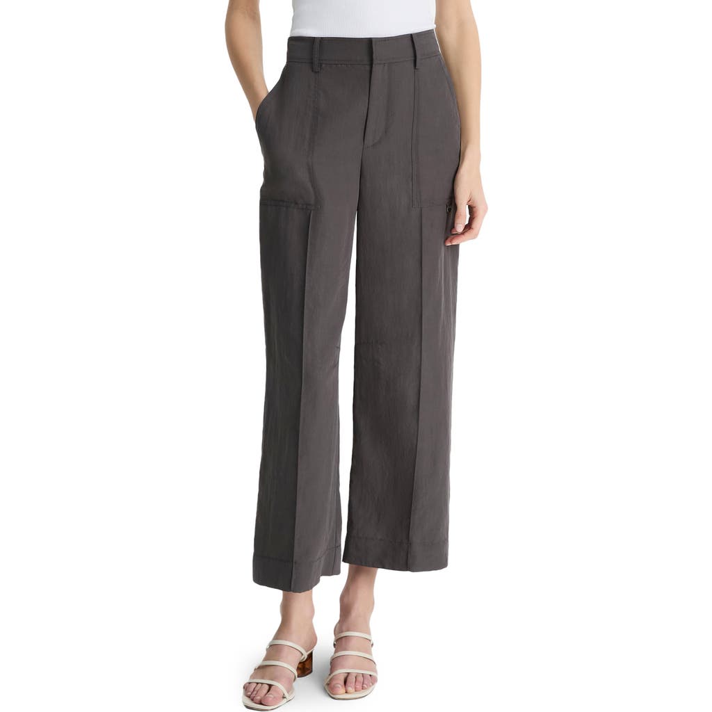 Vince Utility Straight Leg Pants In Pebble
