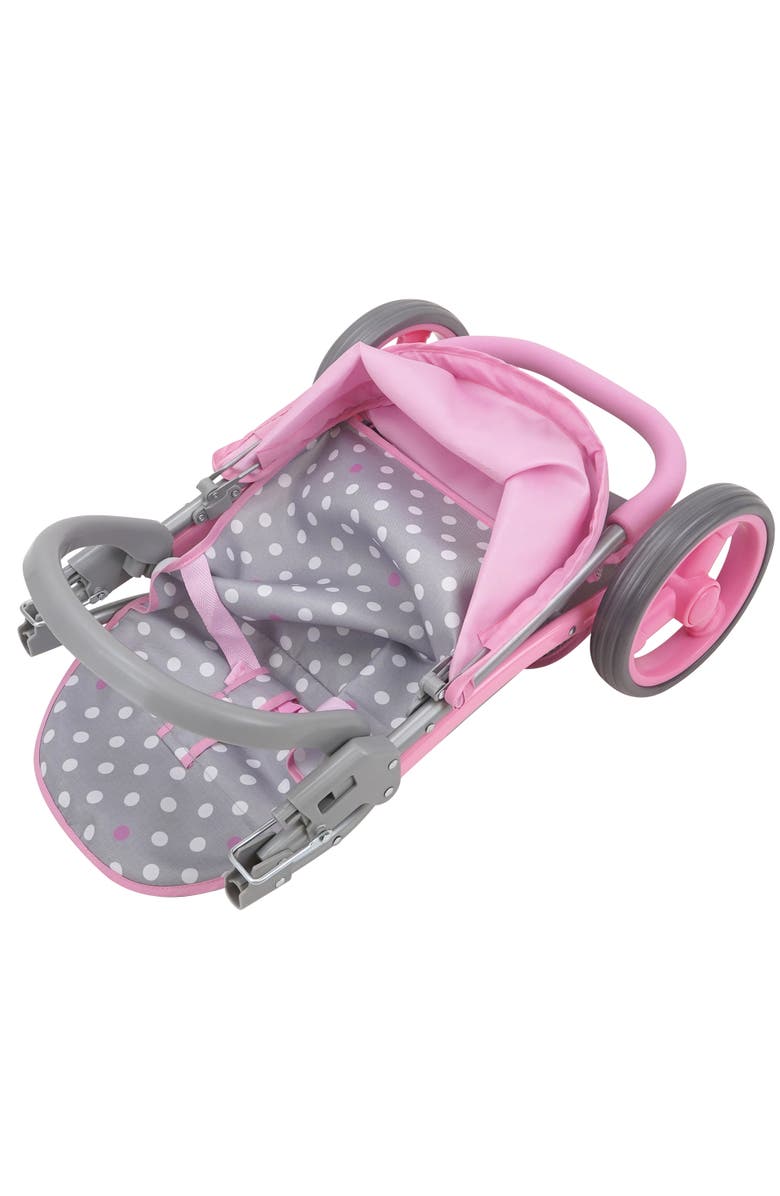 509 Crew Twin Tandem Doll Stroller, Fits 2 Dolls 18", Alternate, color, Multicolored