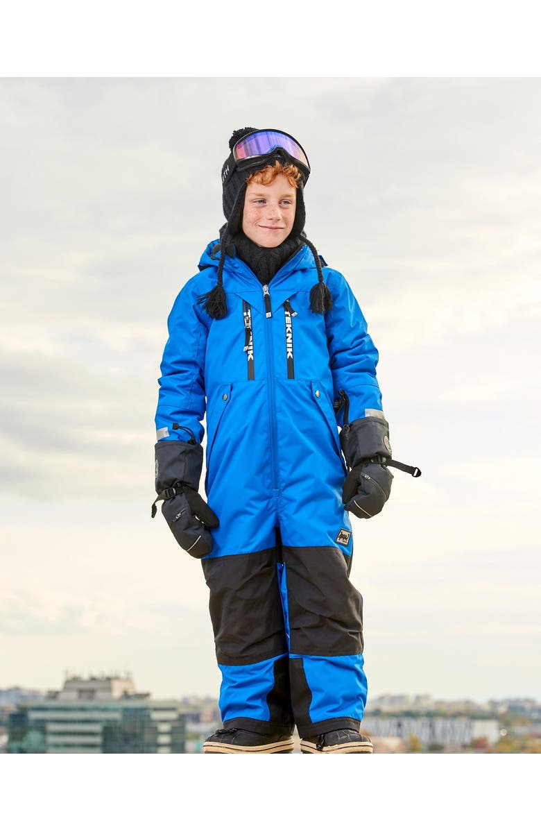 Deux par Deux Big Boy's One Piece Technical Snowsuit Royal Blue, Alternate, color,