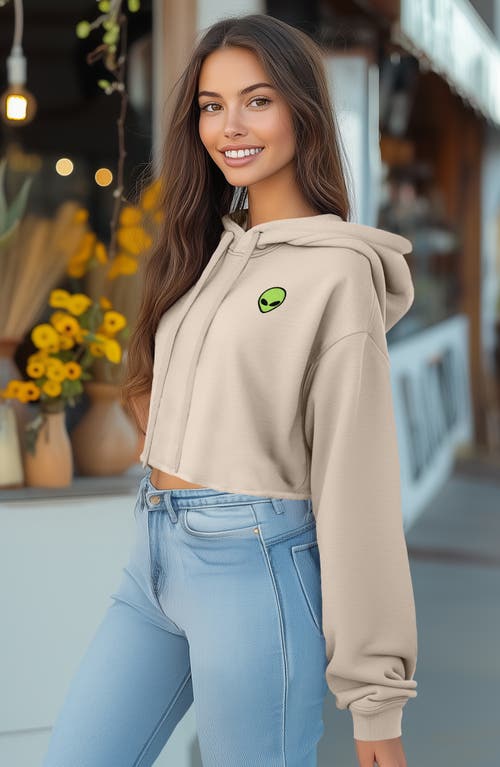 DALIX DALIX ALIEN CROPPED FLEECE HOODIE 