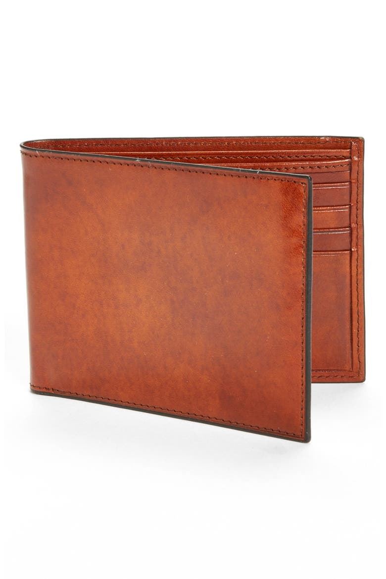 Old Leather Deluxe Wallet, Main, color, AMBER