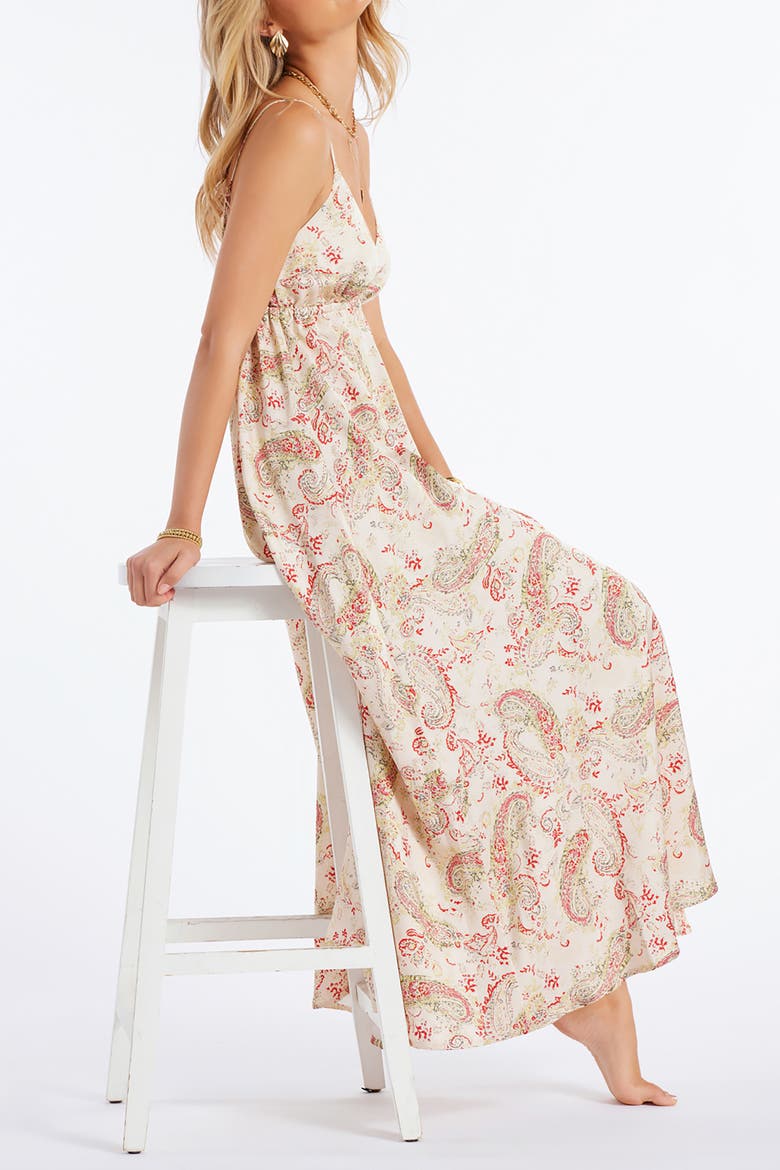 Sabrina Maxi Dress, Alternate, color, Paisley Print