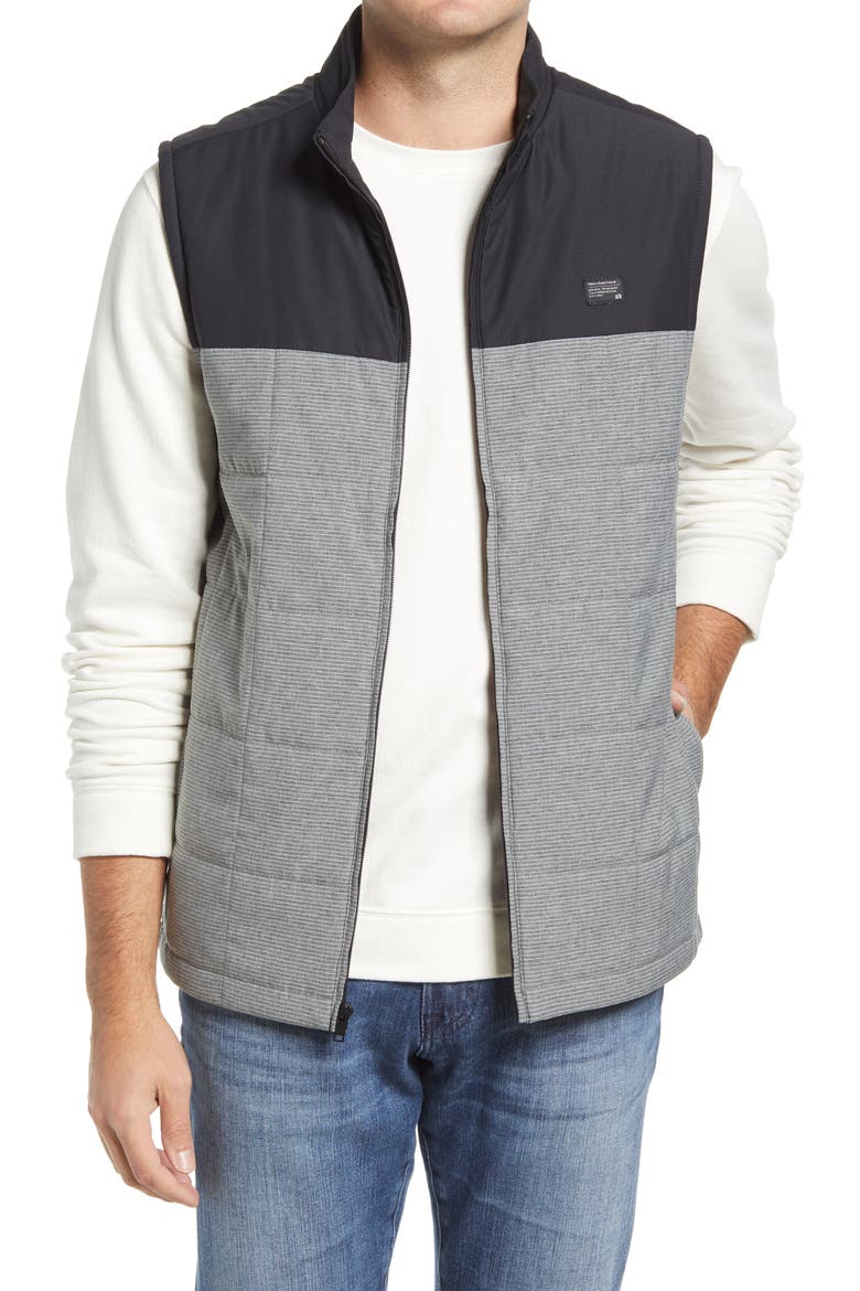 Travis Mathew Zappers Vest, Main, color, BLACK