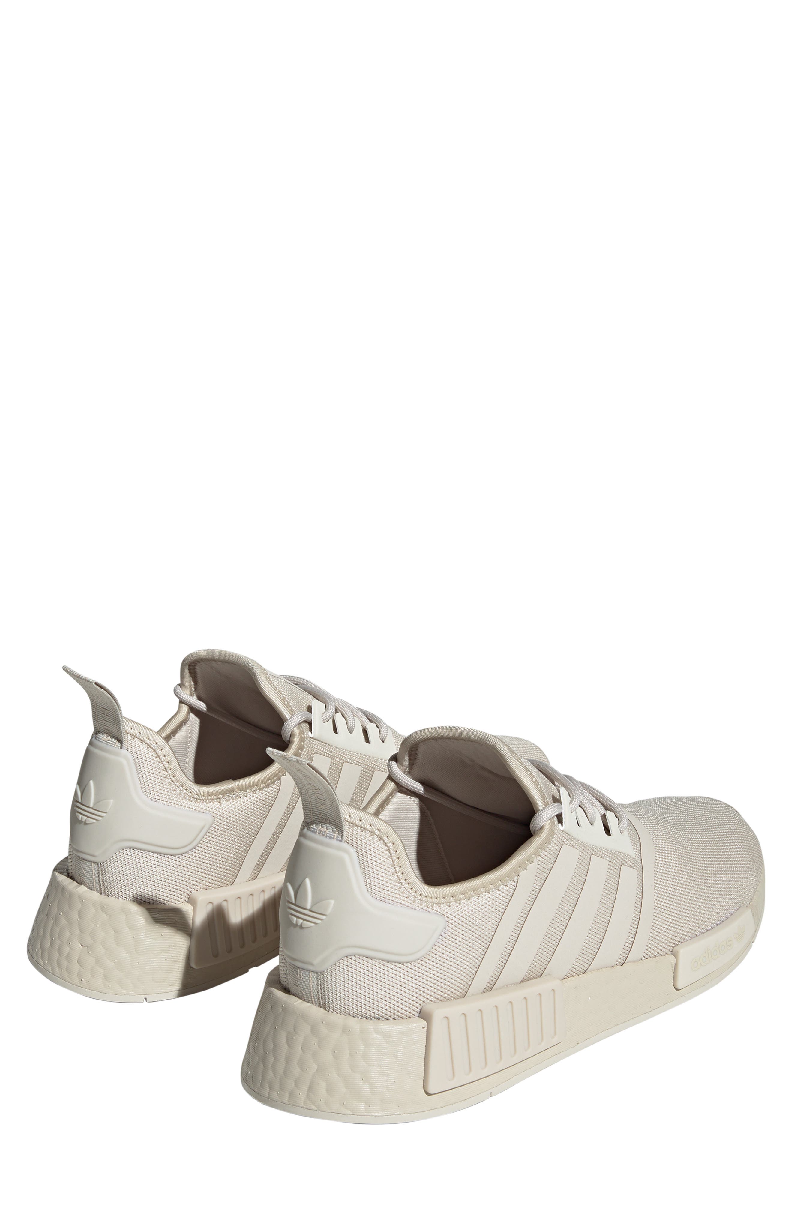 NMD R1 Primeblue Sneaker, Alternate, color, ALUMINA/ ALUMINA/ BLACK