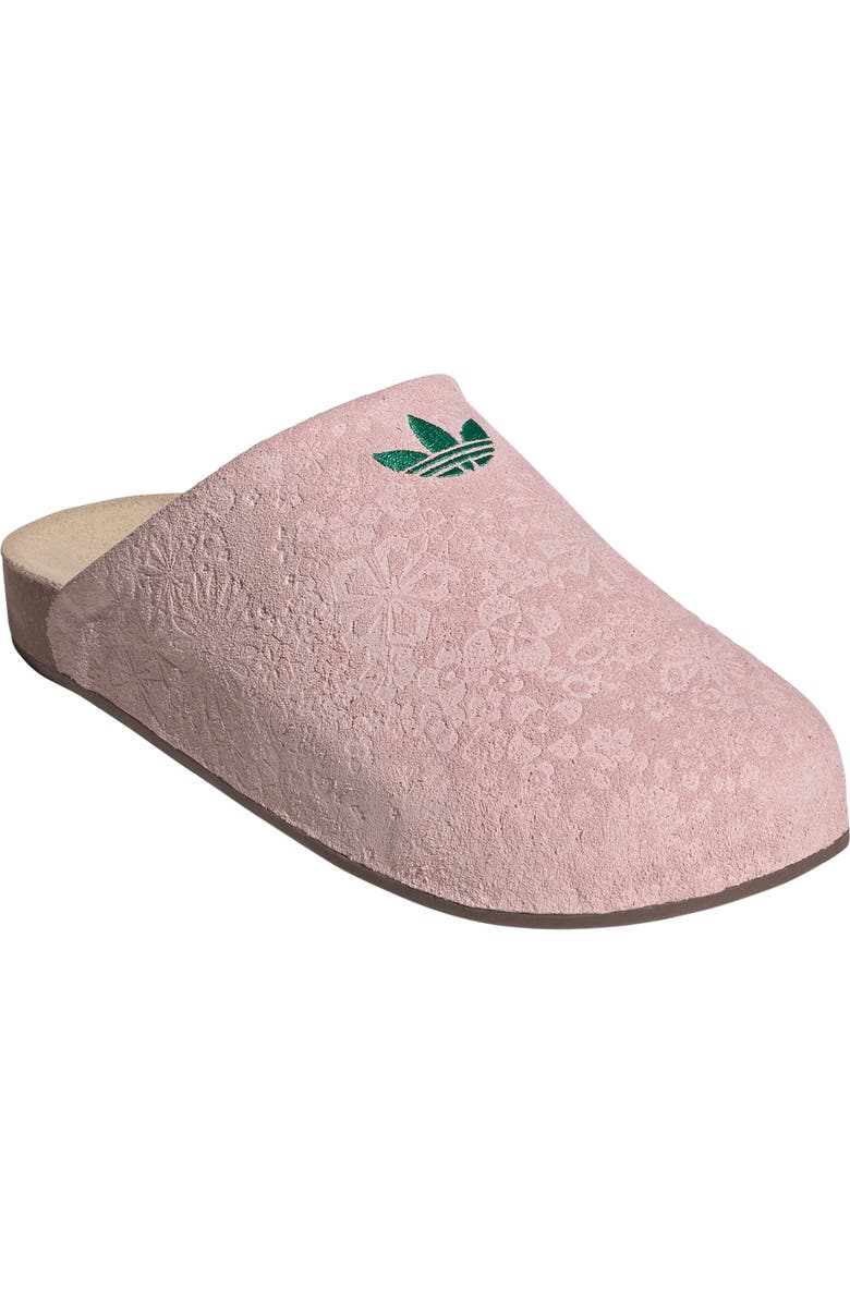 adidas Adiumule Slide, Main, color, Sandy Pink/ Bold Green/ Gum5