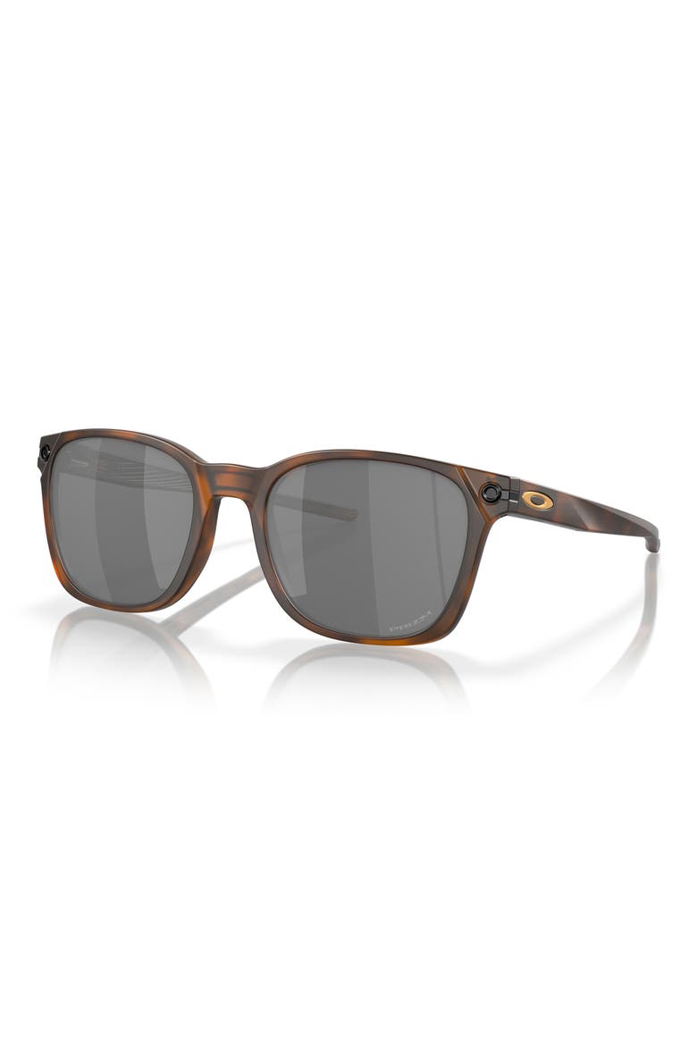 Ojector 55mm Prizm™ Polarized Irregular Sunglasses, Alternate, color, MATTE BROWN