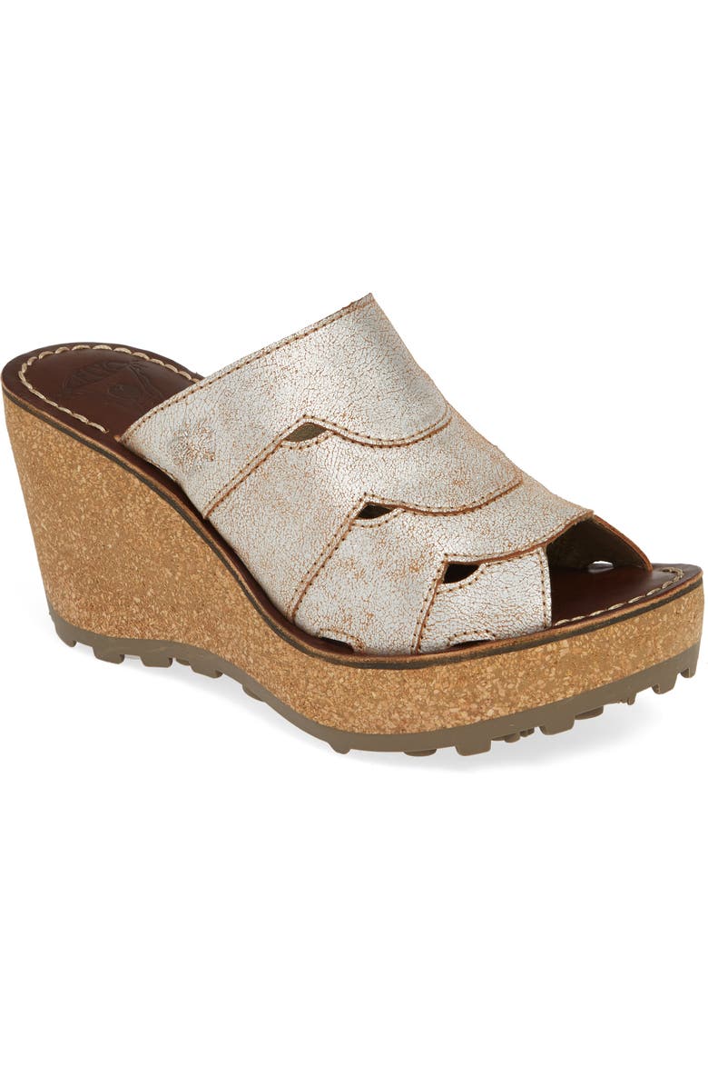 Fly London Gaxi Wedge Slide Sandal, Main, color,