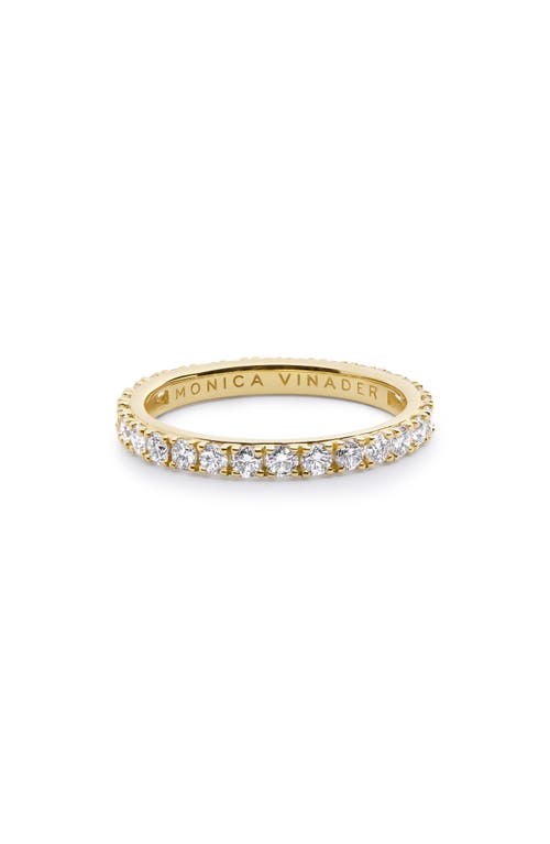 Monica Vinader Lab Grown Diamond Eternity Ring in 14Kt Solid Gold/lab Dia at Nordstrom, Size 8