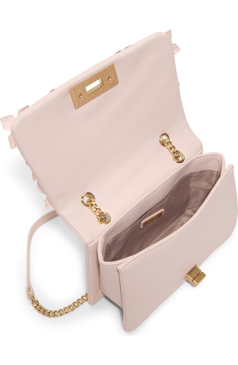 ALDO Florellaa Faux Leather Crossbody Bag, Alternate, color, Light Pink