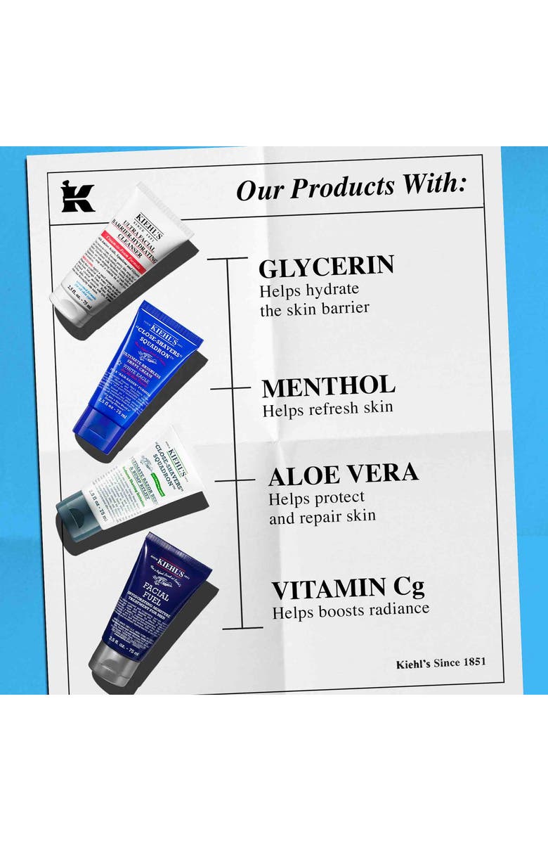 Kiehl's Since 1851 Get Up & Groom Shaving Set $92 Value, Alternate, color, 