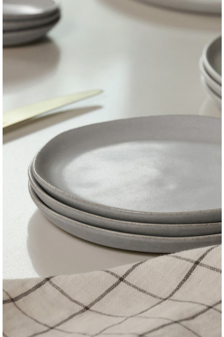 The Set of 4 Salad Plates, Alternate, color, STONE BLUE