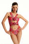 selected Printed Fuchsia