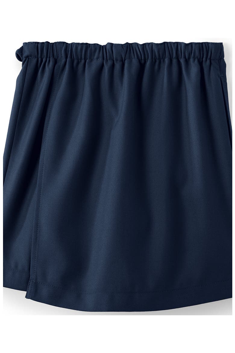 School Uniform Girls Solid A Line Tab Skort Top of Knee, Alternate, color, Classic Navy