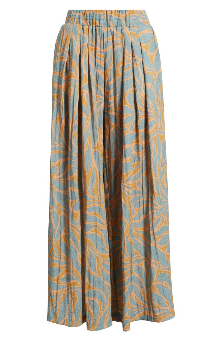 Wit & Wisdom Glider Skyrise Pleated Palazzo Pants, Alternate, color, 