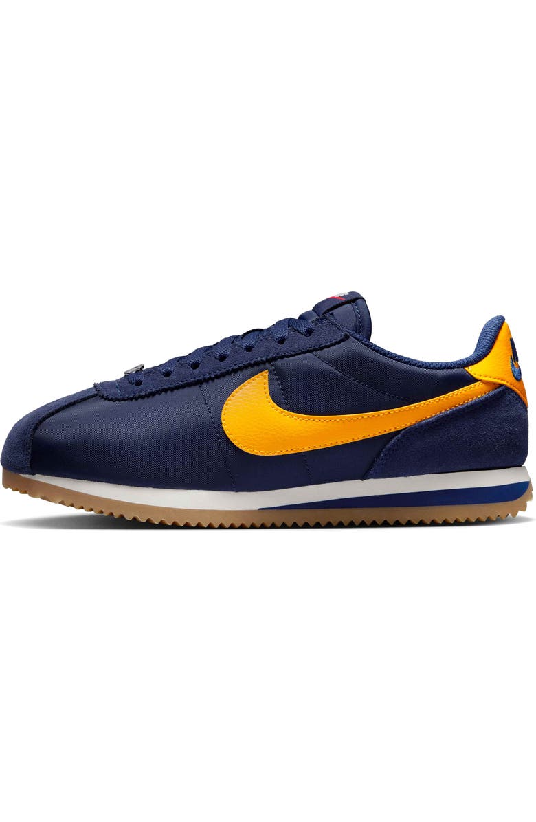 Nike Cortez Sneaker, Alternate, color, Midnight Navy/ Gold/ Blue Void