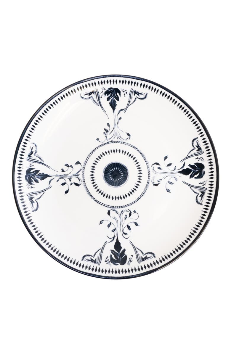 LEMIEUX ET CIE Bruges Porcelain 4-Piece Dinner Plate Set, Alternate, color, Blue