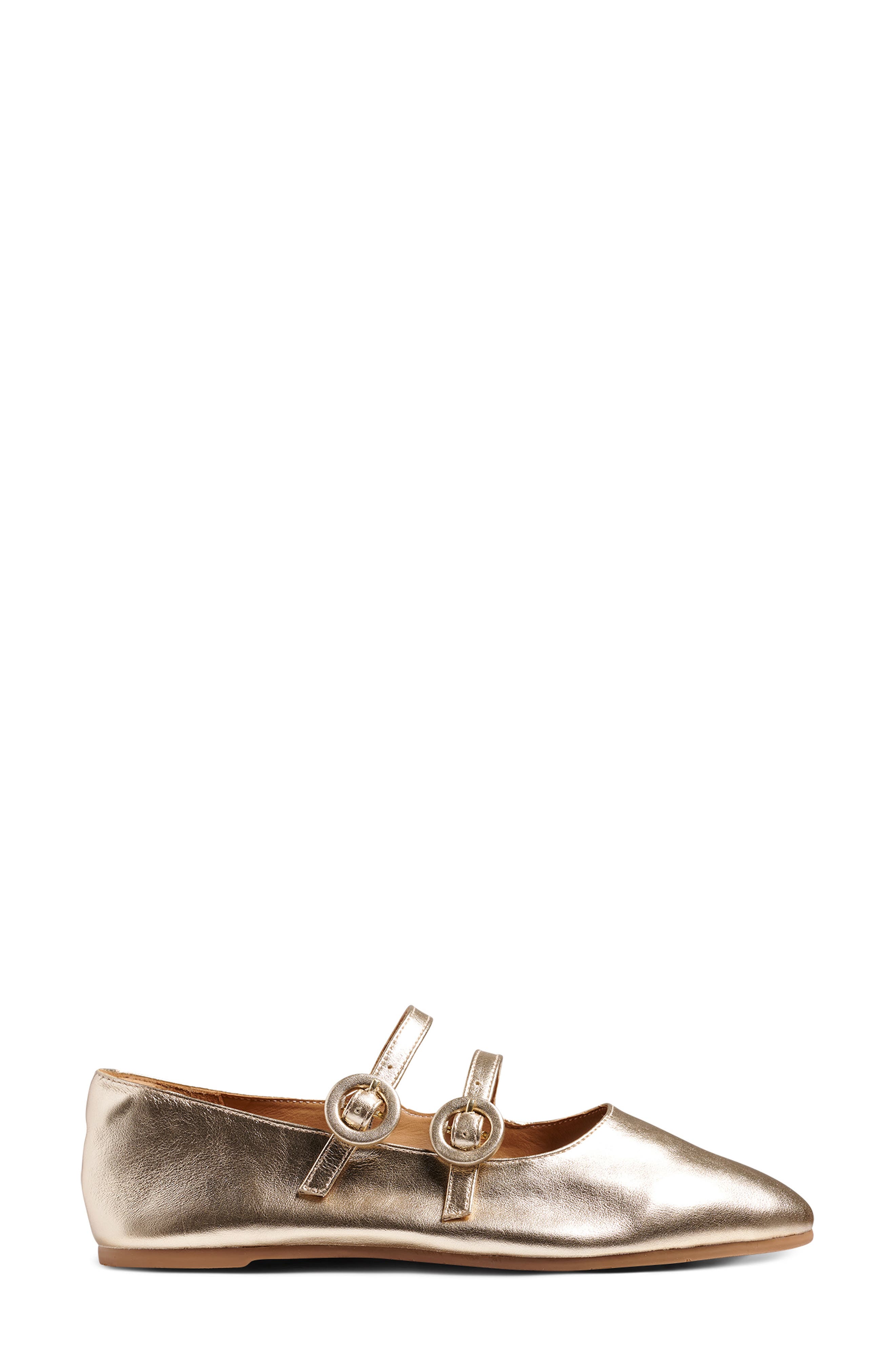 Partridge Mary Jane Flat, Alternate, color, GOLD