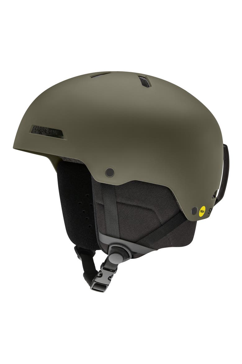 Rodeo Snow Helmet with MIPS Round Contour Fit, Main, color, MATTE FATIGUE GREEN