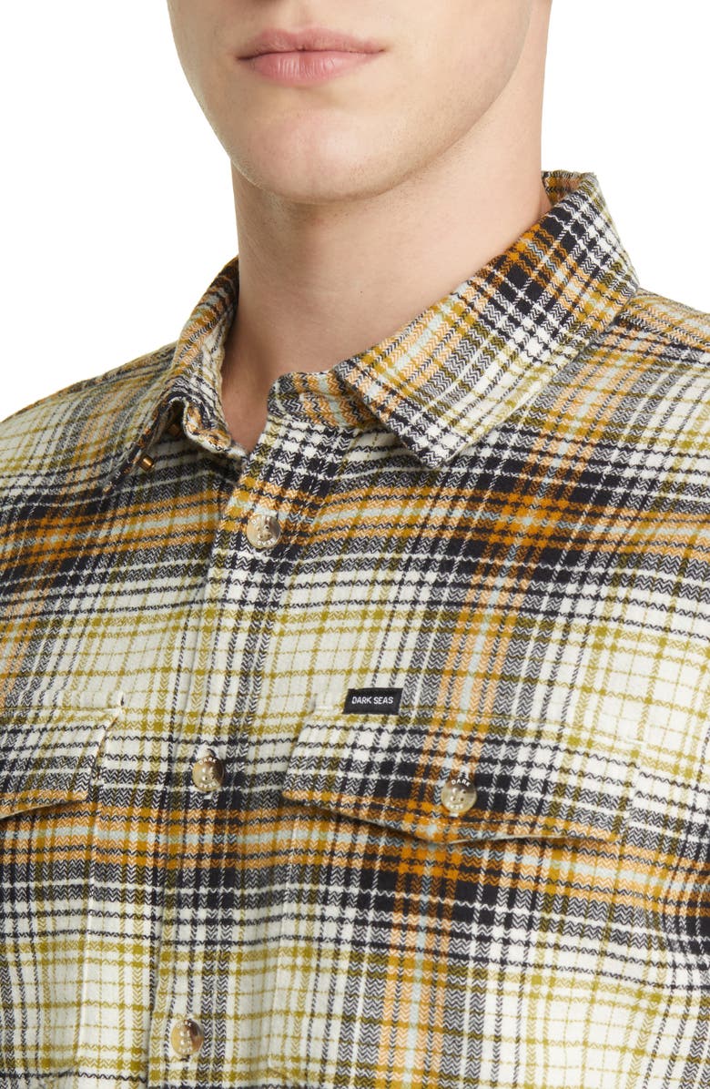 DARK SEAS Mateo Plaid Cotton Button-Up Shirt, Alternate, color, 