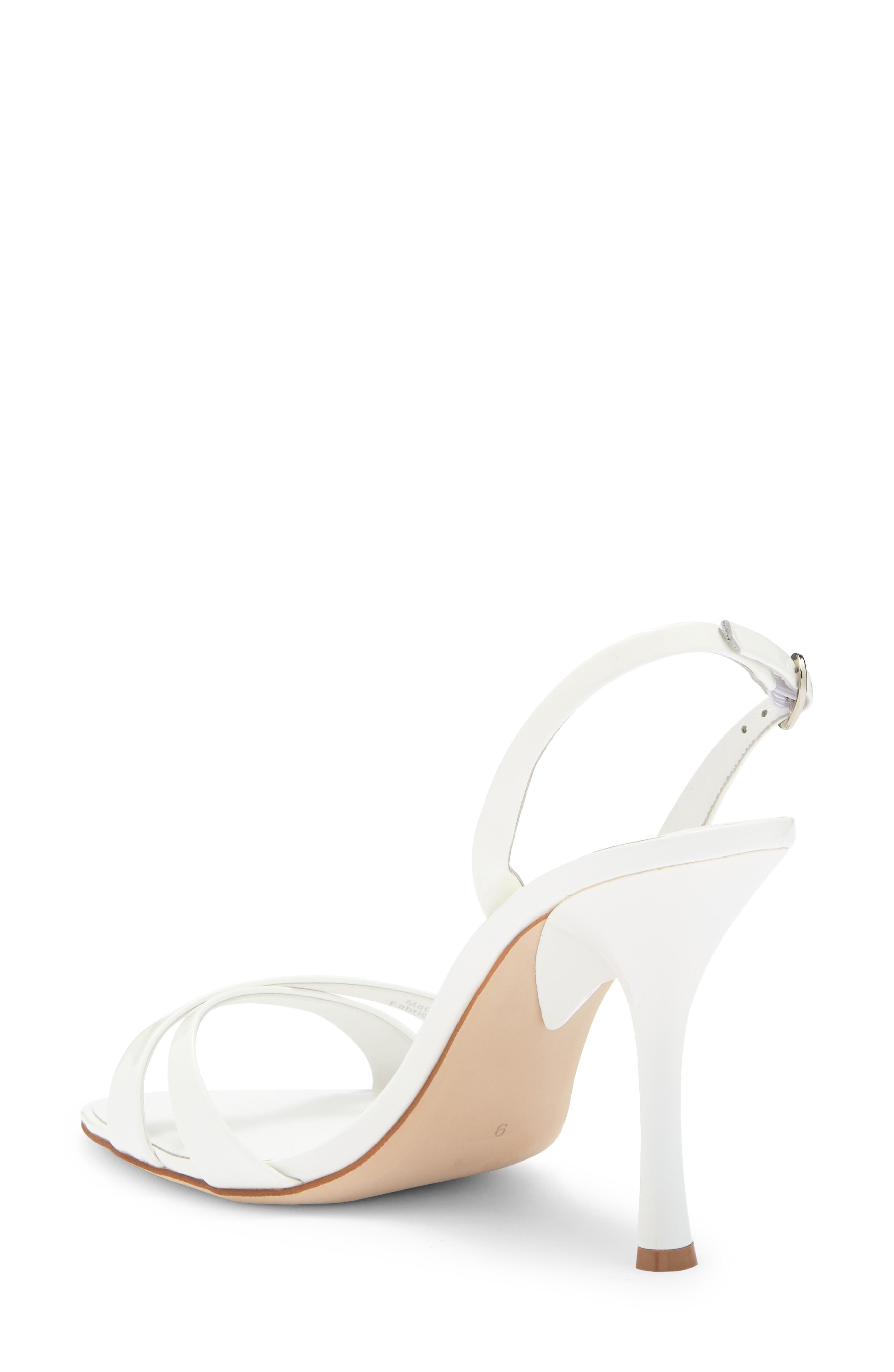 Jeffrey Campbell Marielle Slingback Sandal, Alternate, color, White Patent