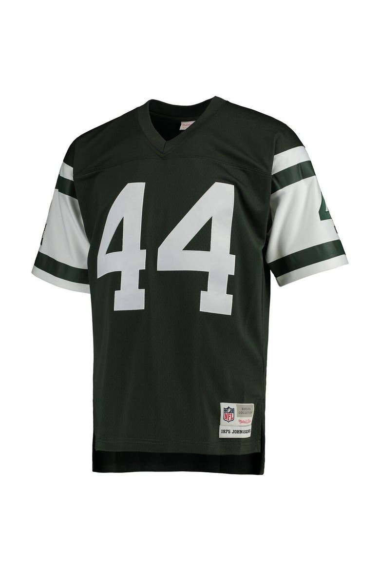Men's Mitchell & Ness John Riggins Green New York Jets Retired Player Legacy Replica Jersey, Alternate, color, Green