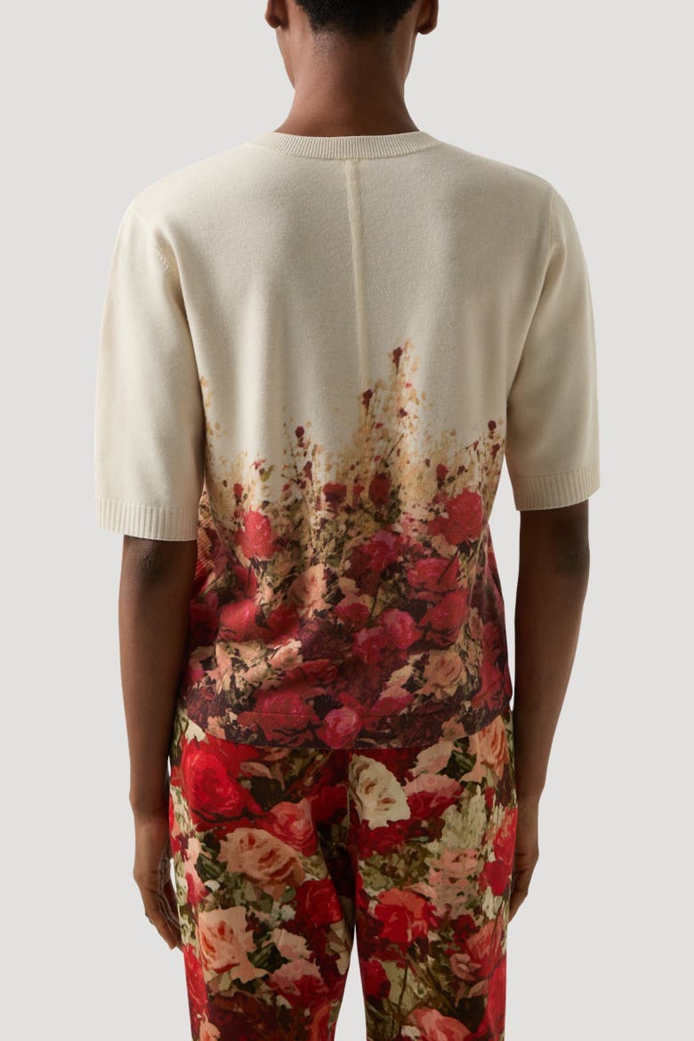 Knitted Shirt Helly, Alternate, color, Sand/red