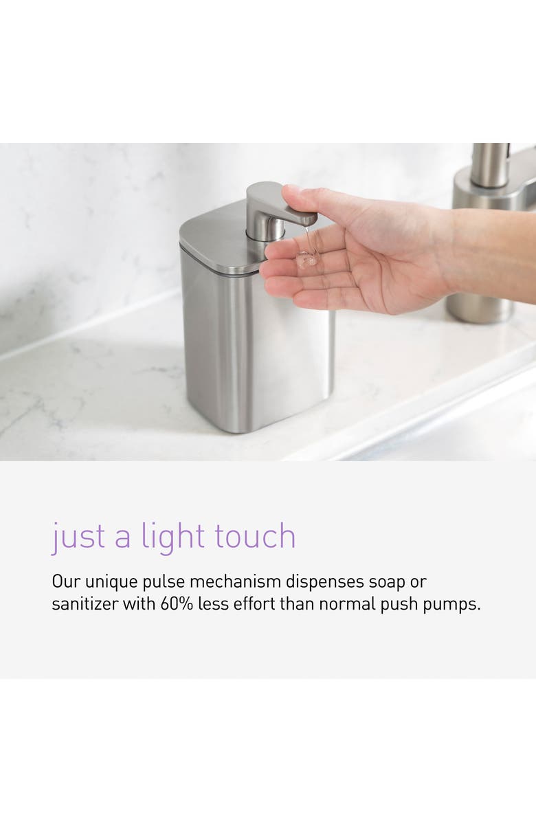 simplehuman 16-Ounce Pulse Pump Soap Dispenser, Alternate, color, 