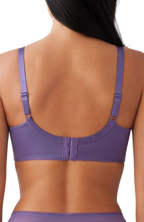 Wacoal Retro Chic Full Figure Underwire Bra In Purple