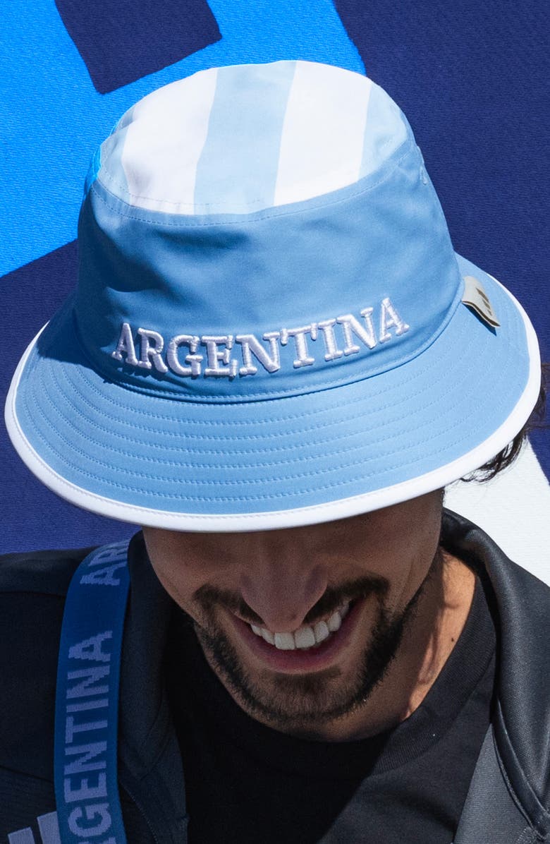 adidas Argentina Fan Bucket Hat, Alternate, color, 
