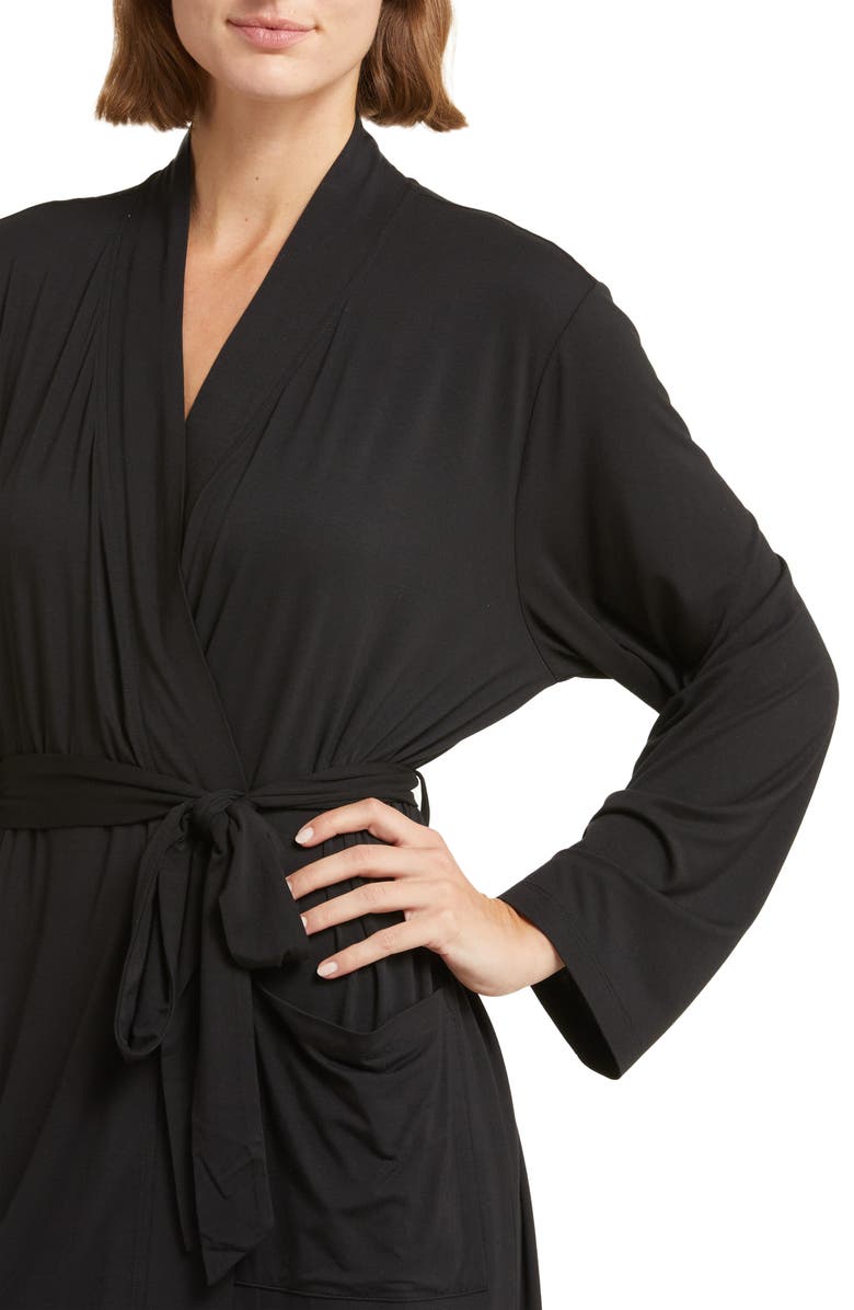 Tie Waist Jersey Robe