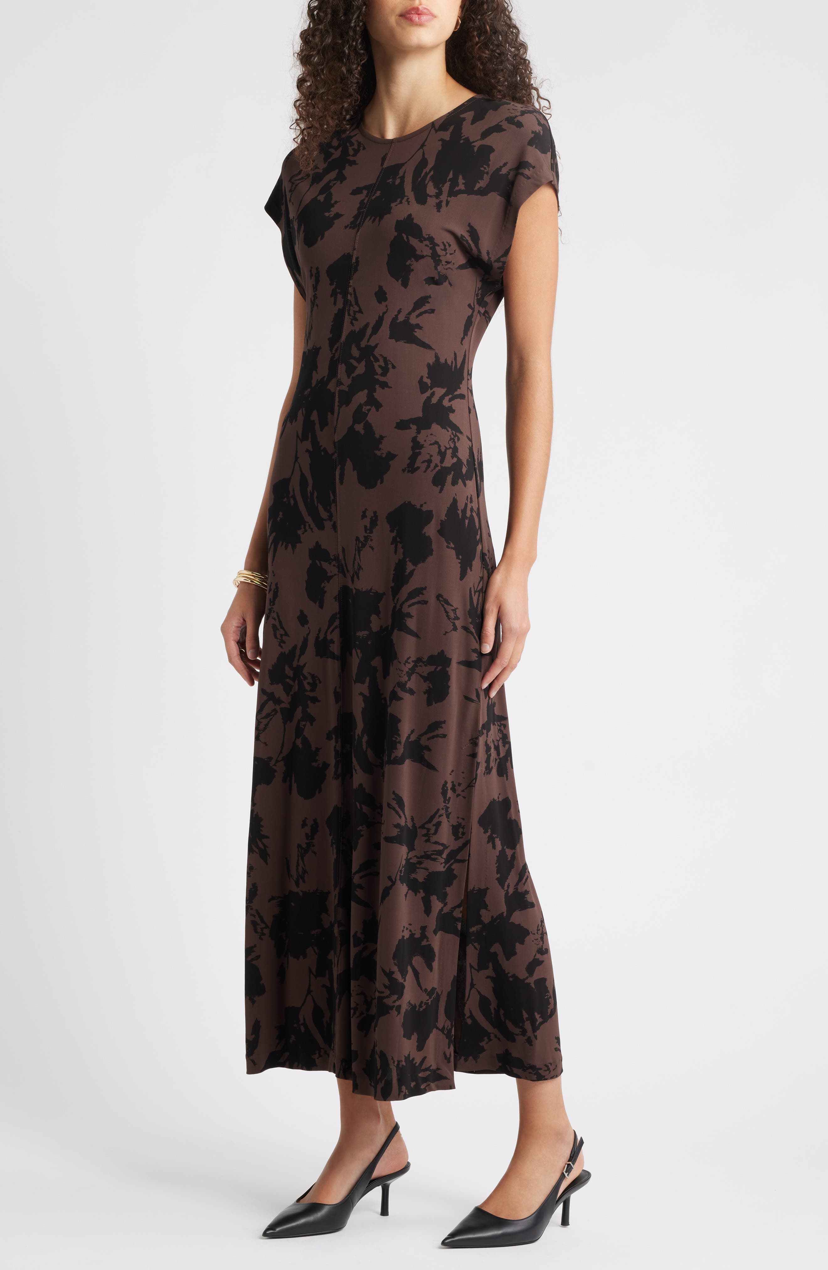 Nordstrom Liza Slingback Pointed Toe Pump, Alternate, color, Black