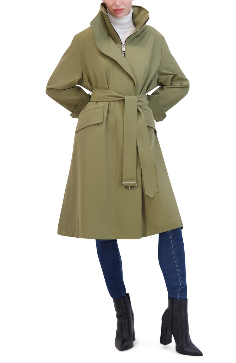 Rebecca Minkoff Oversize Trench Coat, Alternate, color, Olive