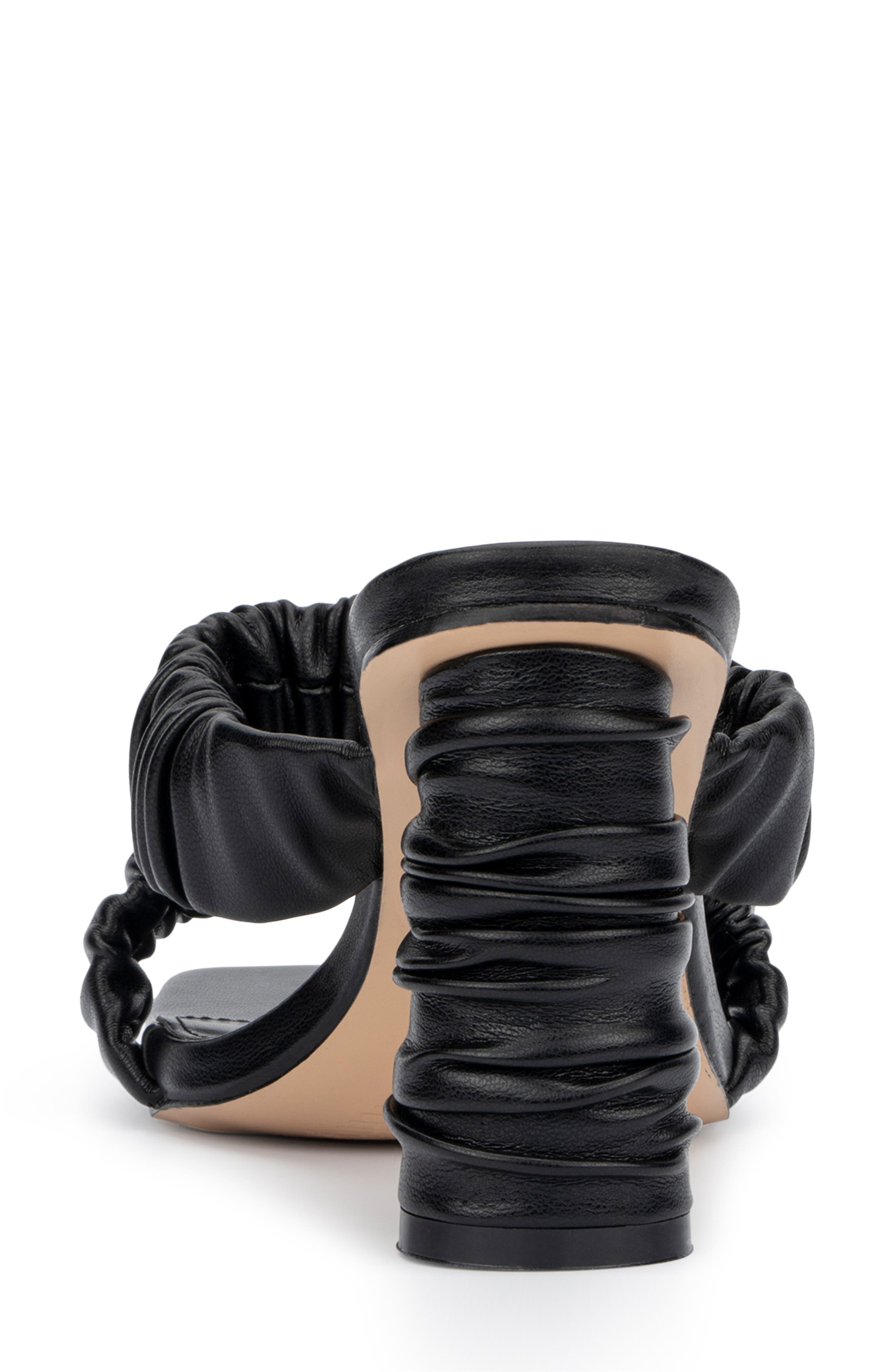 NEW YORK AND COMPANY Faina Ruched Strap Sandal, Alternate, color, 